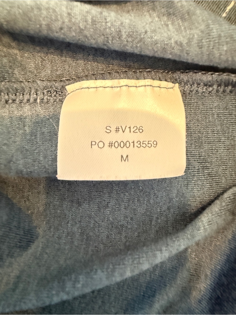 Vuori Strato Tech Tee  Heather Blue Short Sleeve Performance Shirt M - Picture 7 of 7